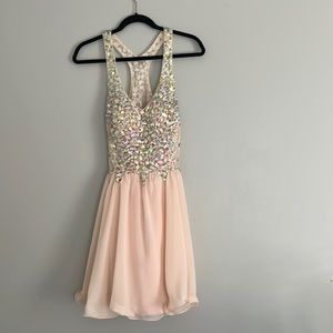 Jeweled Pink Dress